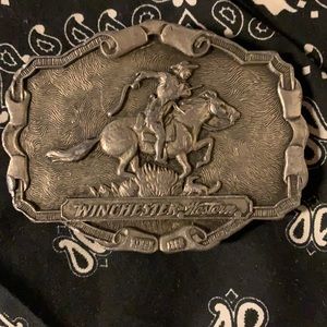 COPY - Montana Silver Winchester Western Buckle